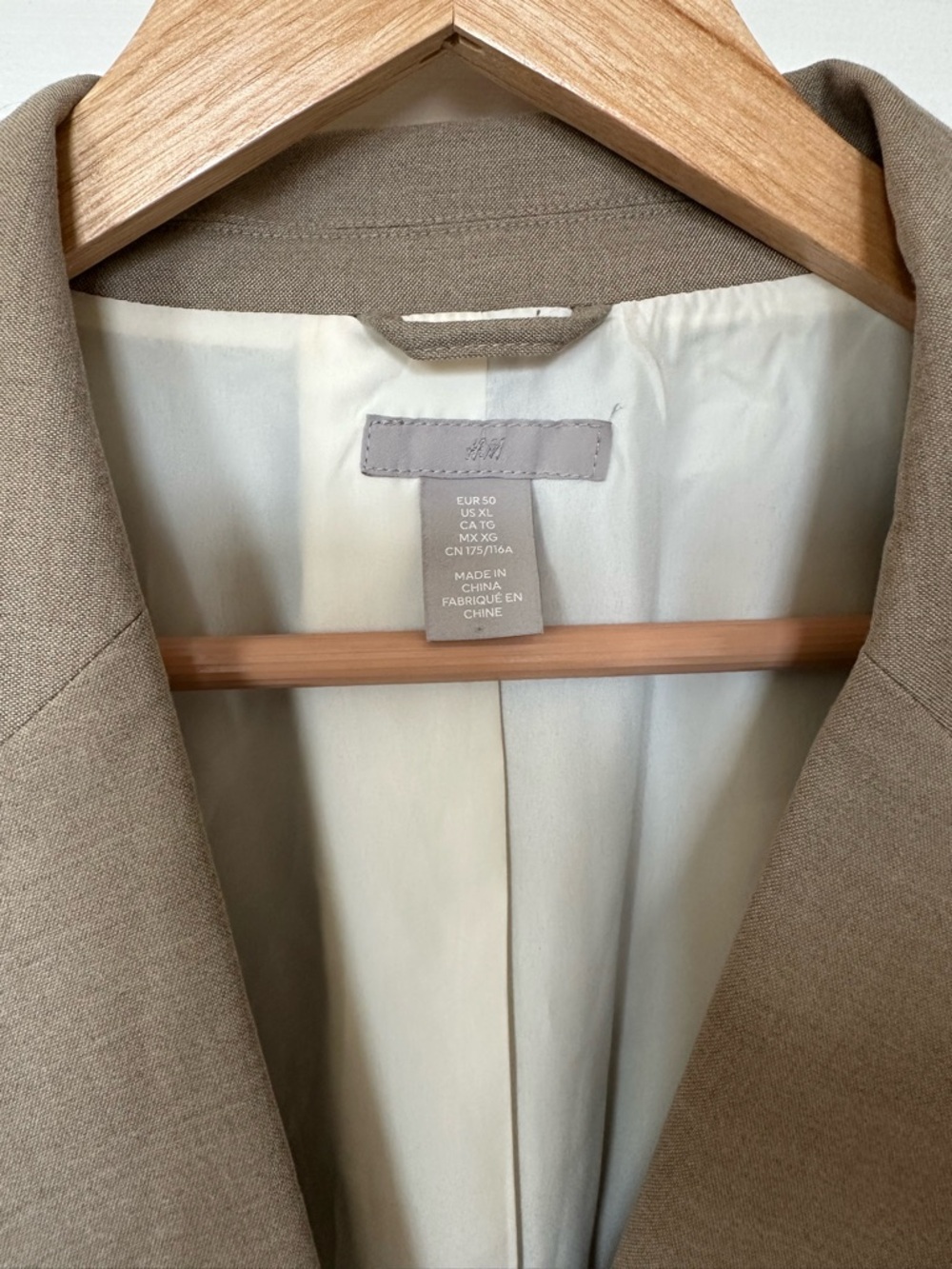 H&M SINGLE-BREASTED BLAZER - Picture 6 of 9